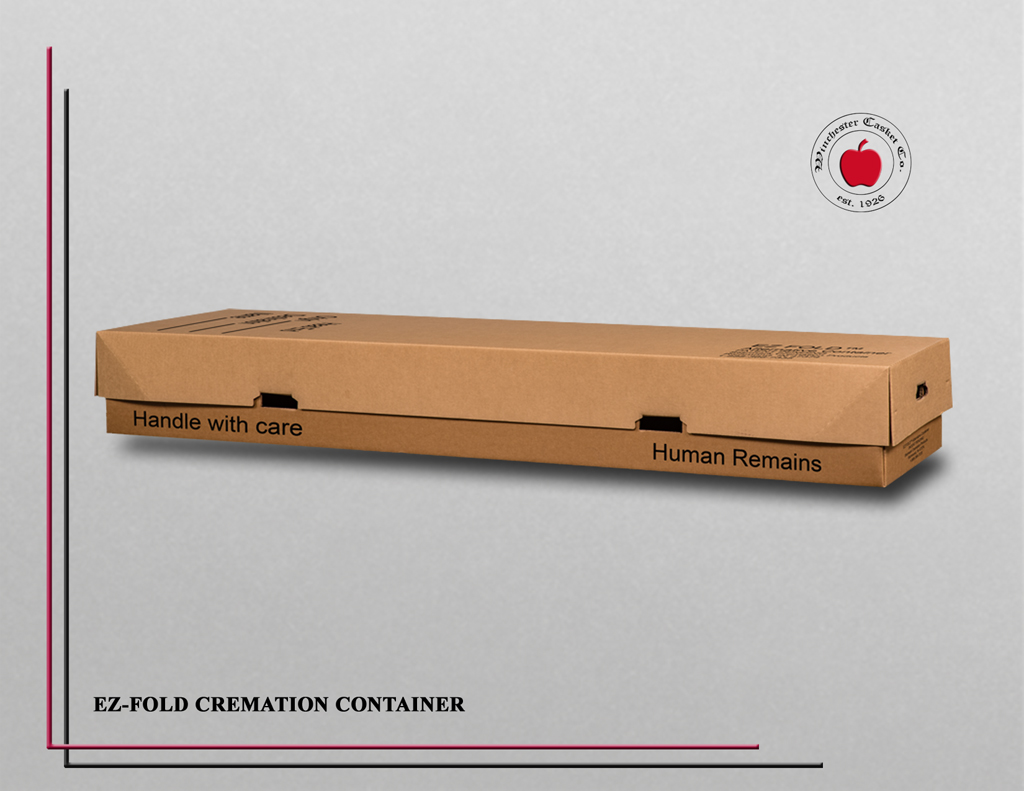 EZ Fold Cremation Container